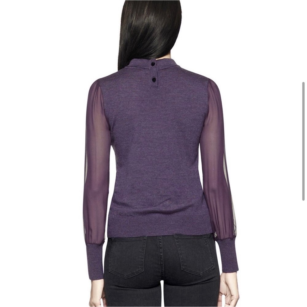 Tory Burch Abitha Sweaterβ Metrino Wool and Silk Size XS - Picture 4 of 15